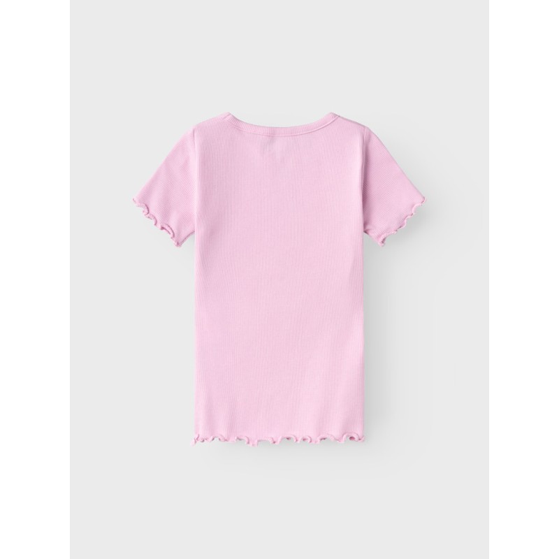 NAME IT MINI Katte Kortærmet X-slim Top - Pastel Lavender