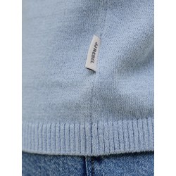 JJ REBEL Callum Strik Polo S/S - Faded Denim
