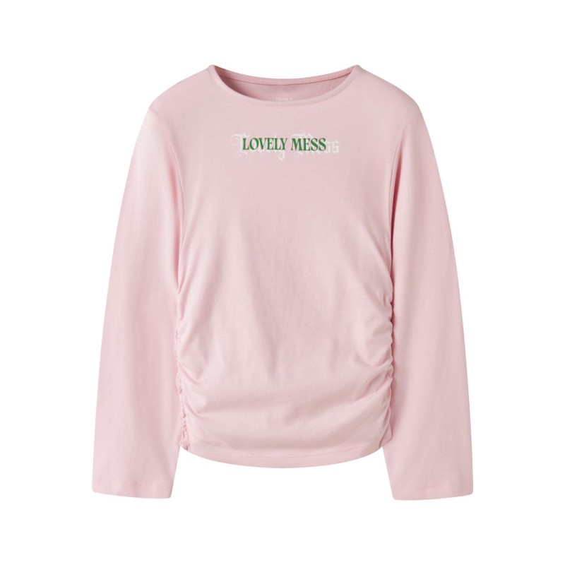 NAME IT KIDS Nabella langærmet bluse - Parfait Pink