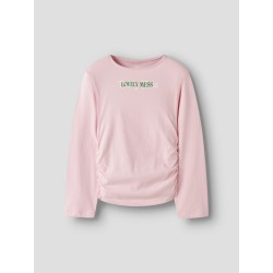 NAME IT KIDS Nabella langærmet bluse - Parfait Pink