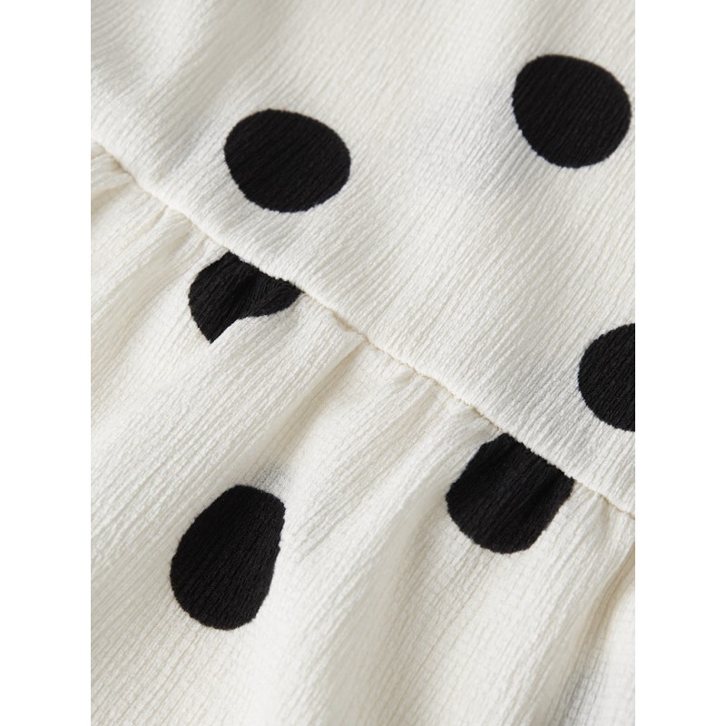 NAME IT KIDS Namsa langærmet bluse - Antique White