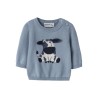 NAME IT BABY Ligan langærmet strik - Ashley Blue