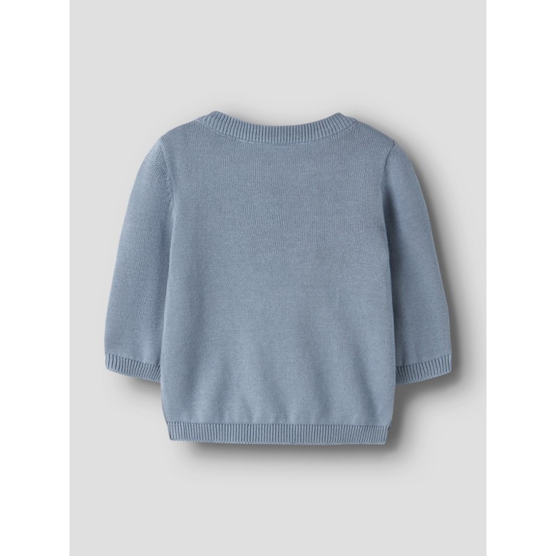NAME IT BABY Ligan langærmet strik - Ashley Blue