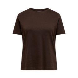 ONLY CARMAKOMA Jen jeans T-shirt - Coffee Bean