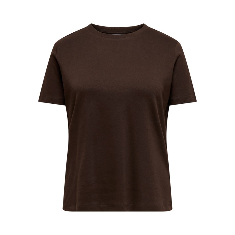 ONLY CARMAKOMA Jen jeans T-shirt - Coffee Bean