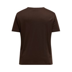 ONLY CARMAKOMA Jen jeans T-shirt - Coffee Bean