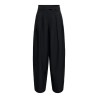 ONLY Kirsy mid waist barrel bukser - Black