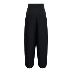 ONLY Kirsy mid waist barrel bukser - Black