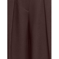 ONLY Kirsy mid waist barrel bukser - Coffee Bean