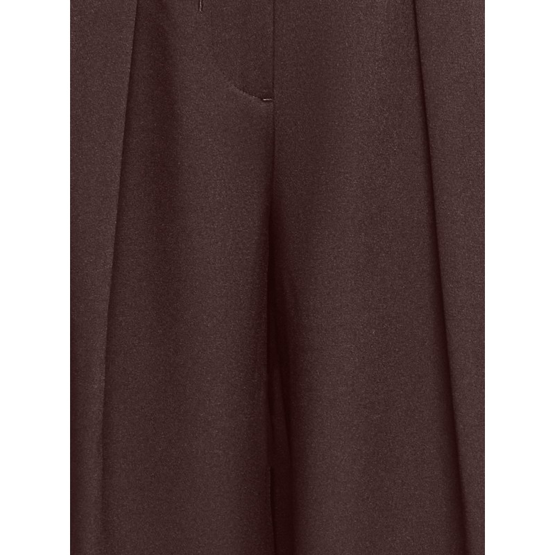 ONLY Kirsy mid waist barrel bukser - Coffee Bean