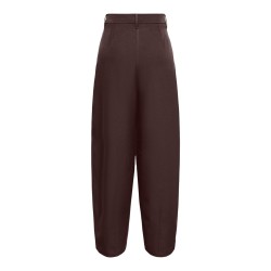 ONLY Kirsy mid waist barrel bukser - Coffee Bean