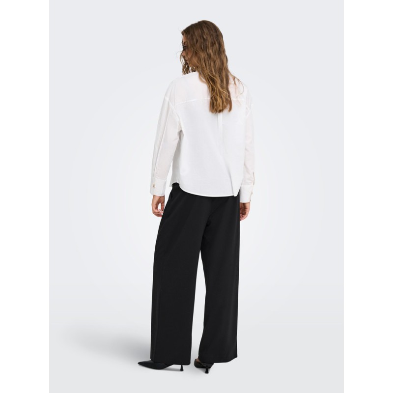 ONLY Sonja high waist bukser - Black