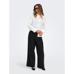 ONLY Sonja high waist bukser - Black