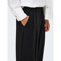 ONLY Sonja high waist bukser - Black