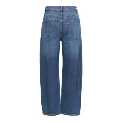 ONLY Jessica high waist barrel jeans - Medium Blue Denim