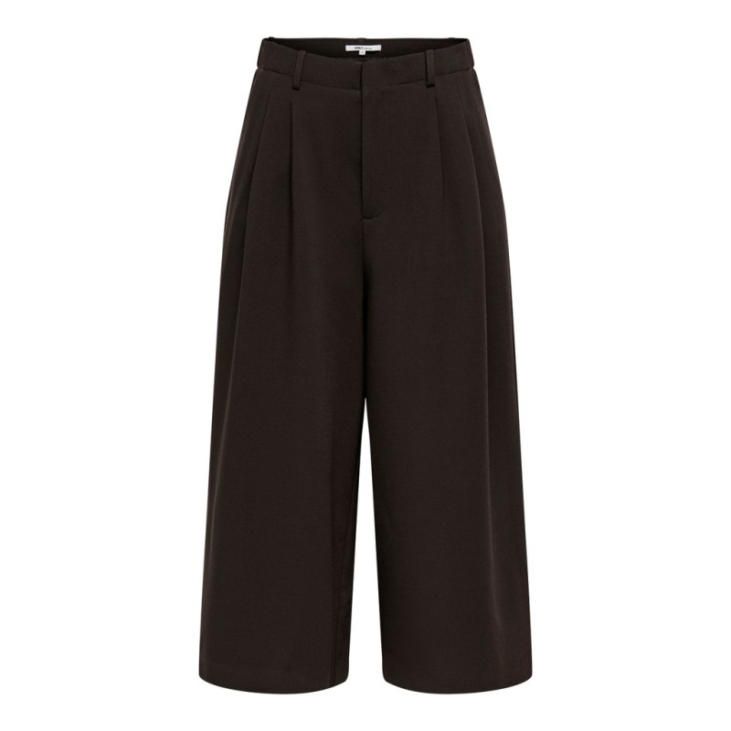 ONLY Lyon wide leg culotte bukser - Chocolate Torte