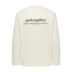 ONLY & SONS Fred relaxed langærmet t-shirt - Egret / PARKS GALLERY