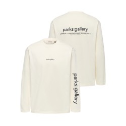 ONLY & SONS Fred relaxed langærmet t-shirt - Egret / PARKS GALLERY