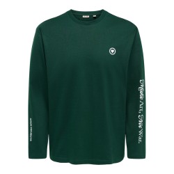 ONLY & SONS Fred relaxed langærmet t-shirt - Pine Grove / AMOR PROJECT