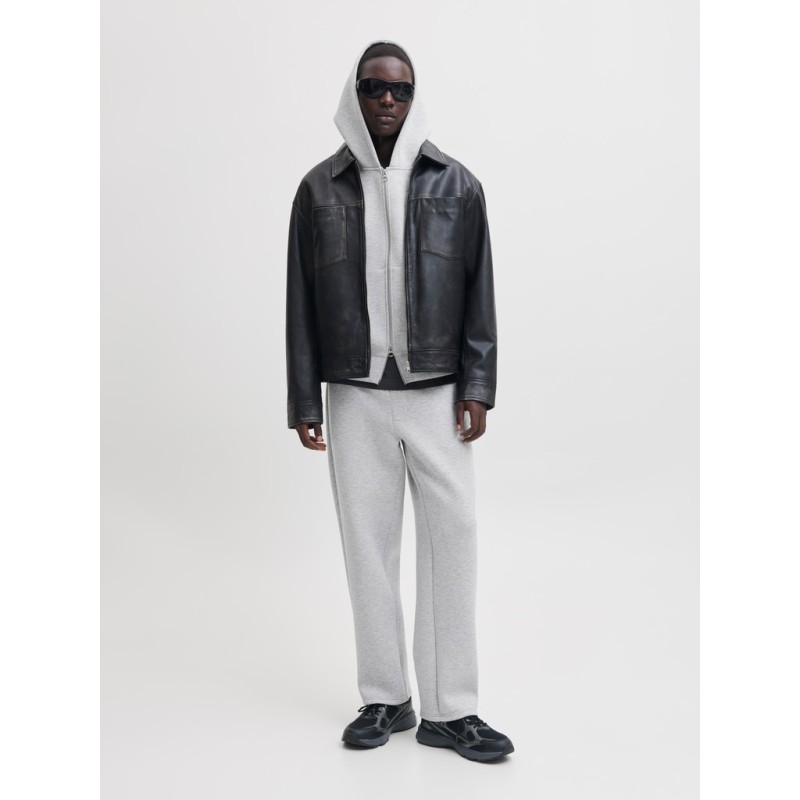 JACK & JONES Bill legacy scuba sweatpant - Light Grey Melange