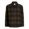 JACK & JONES PLUS Soho ollie langærmet overshirt - Olive Night / CHECK