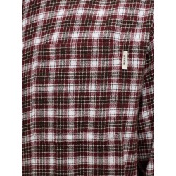 JACK & JONES Frederiksberg flannel langærmet skjorte - Chocolate Truffle / CHECKS