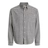 JACK & JONES Frederiksberg flannel langærmet skjorte - Antique White / CHECKS
