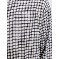 JACK & JONES Frederiksberg flannel langærmet skjorte - Antique White / CHECKS