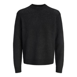 JACK & JONES Chamberi jacquard striktrøje - Black