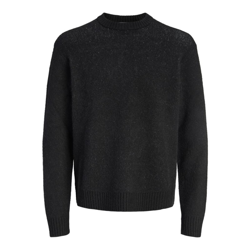 JACK & JONES Chamberi jacquard striktrøje - Black