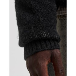 JACK & JONES Chamberi jacquard striktrøje - Black