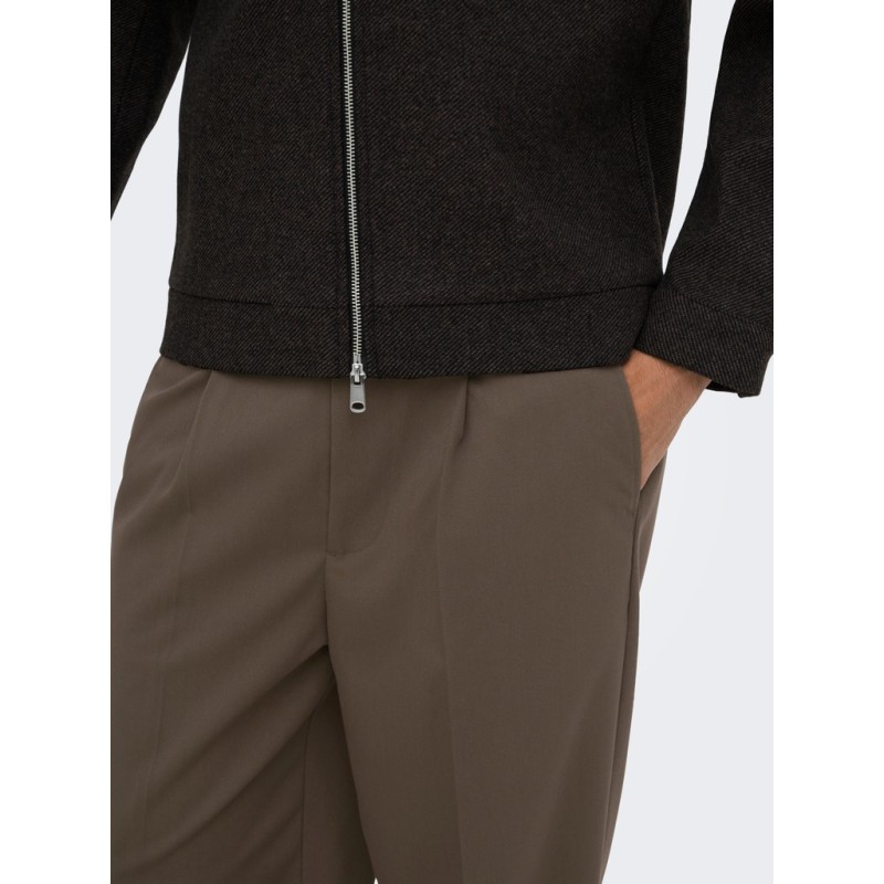 ONLY & SONS Miro loose chino bukser - Demitasse