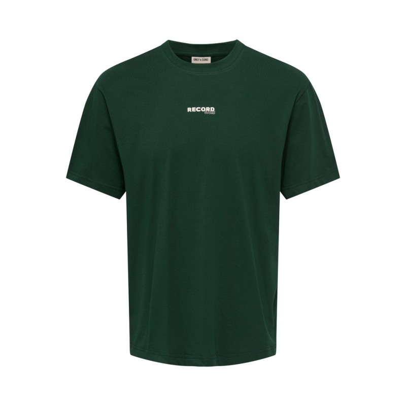 ONLY & SONS Mass chill life relaxed T-shirt - Pine Grove Print / RECORD