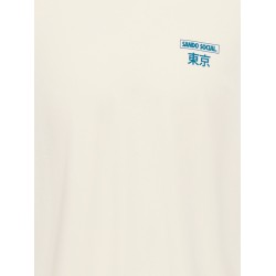 ONLY & SONS Mass chill life relaxed T-shirt - Egret Print / SANDO SOCIAL