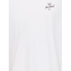 ONLY & SONS Mass chill life relaxed T-shirt - Bright White Print / NEW YORK