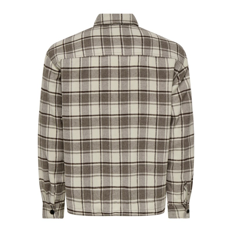 ONLY & SONS Eske checked overshirt - Falcon