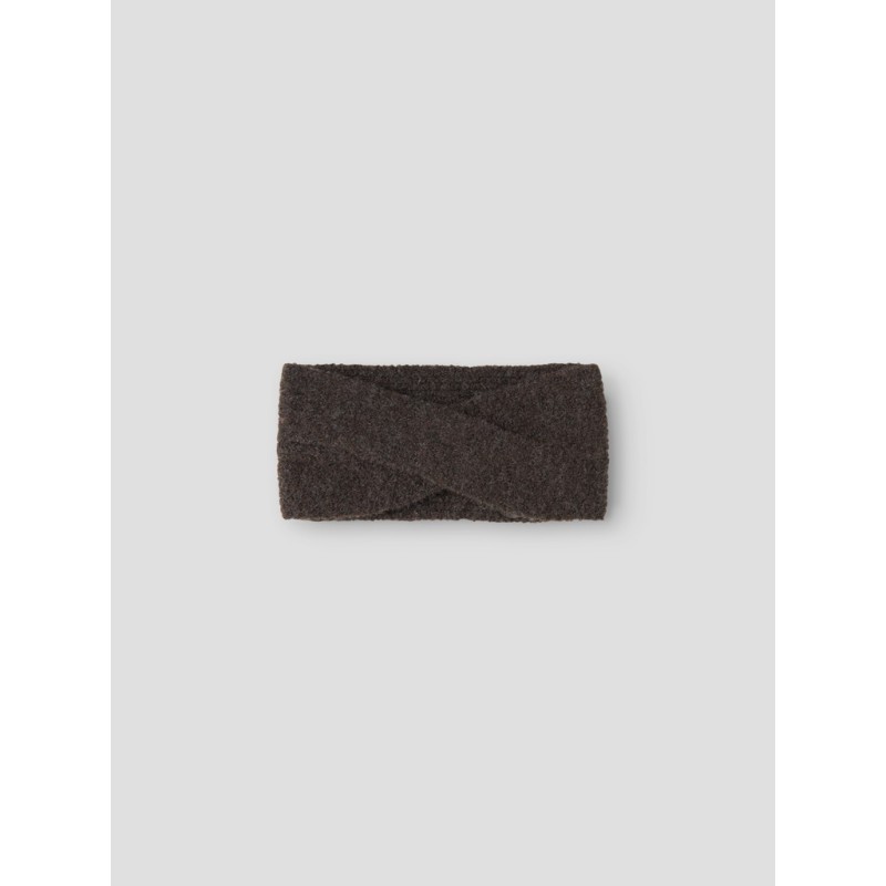 NAME IT KIDS Maj strikket pandebånd - Seal Brown