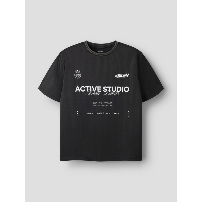 NAME IT MINI Timo T-shirt - Black Beauty