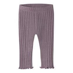 NAME IT BABY Wossa rib leggings - Toadstool