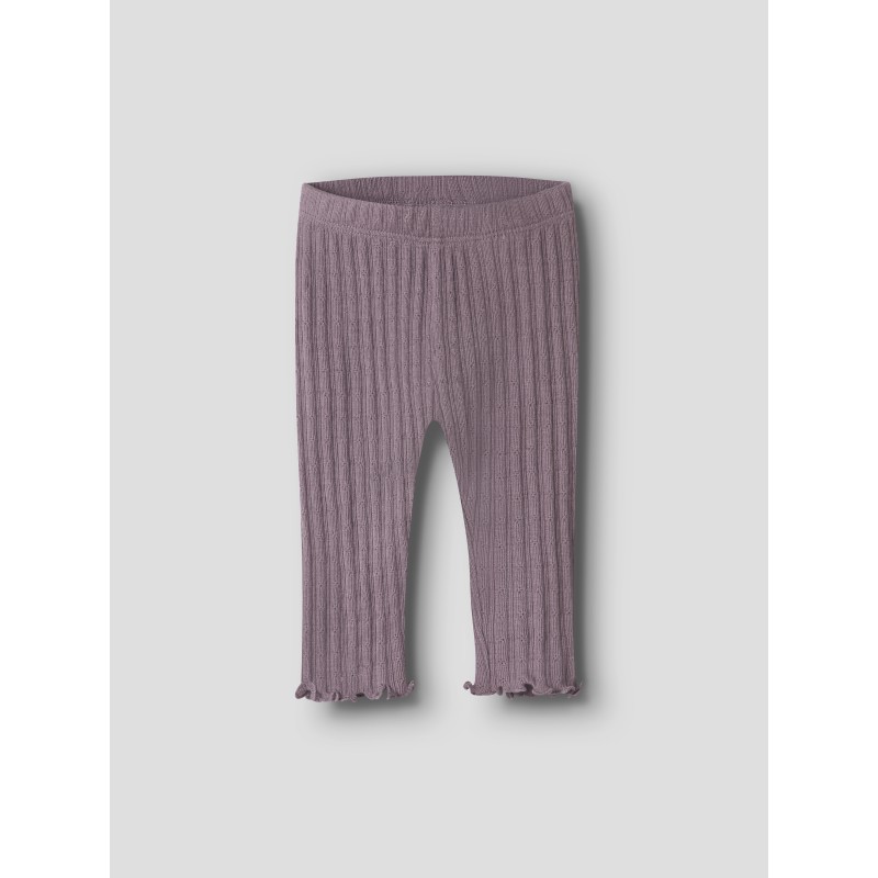 NAME IT BABY Wossa rib leggings - Toadstool