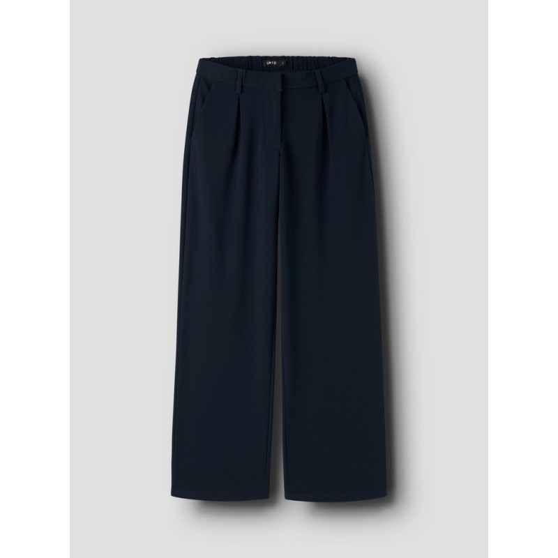 LMTD Luis pleat brede bukser - Dark Sapphire