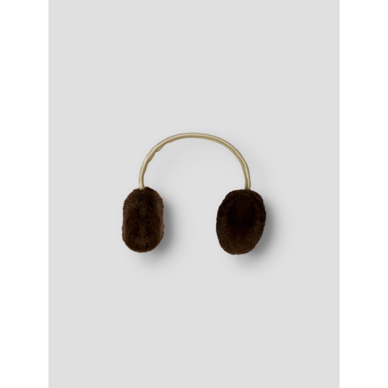 NAME IT KIDS Mellow ørevarmere - Seal Brown