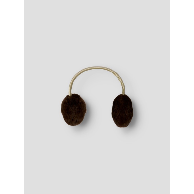 NAME IT KIDS Mellow ørevarmere - Seal Brown
