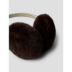 NAME IT KIDS Mellow ørevarmere - Seal Brown
