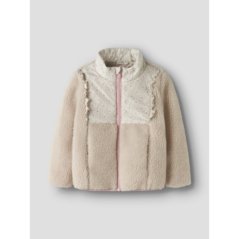NAME IT MINI Minna teddy jakke - Rainy Day