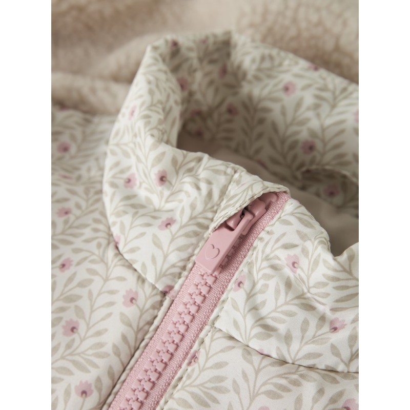 NAME IT MINI Minna teddy jakke - Rainy Day