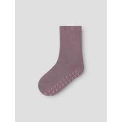 NAME IT Mini Wak 2-pak skridsikre strømper - Violet Ice