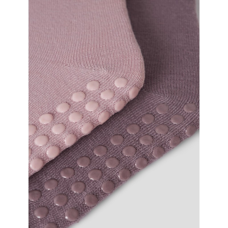 NAME IT Mini Wak 2-pak skridsikre strømper - Violet Ice