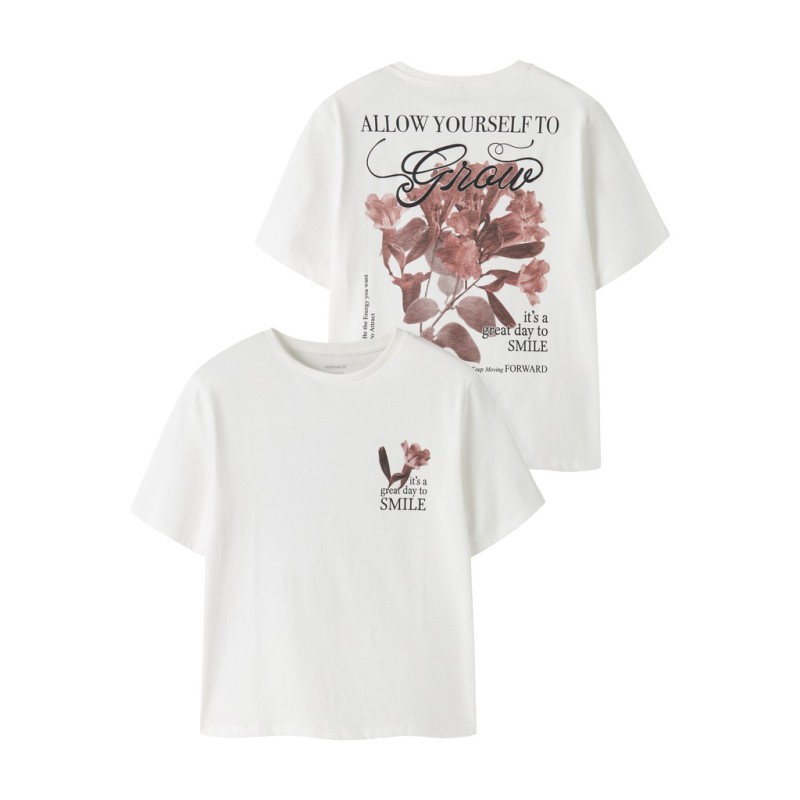 NAME IT KIDS Niora T-shirt - Cloud Dancer