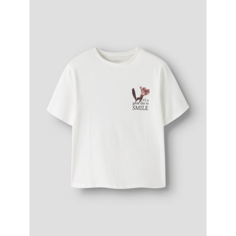 NAME IT KIDS Niora T-shirt - Cloud Dancer